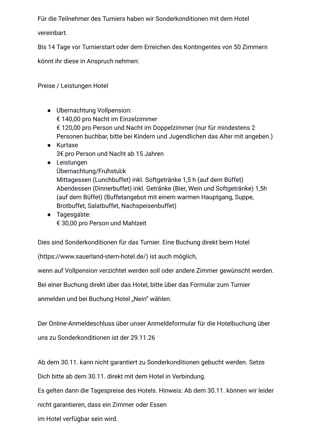 Ausschreibung 15. Chessence Open 5